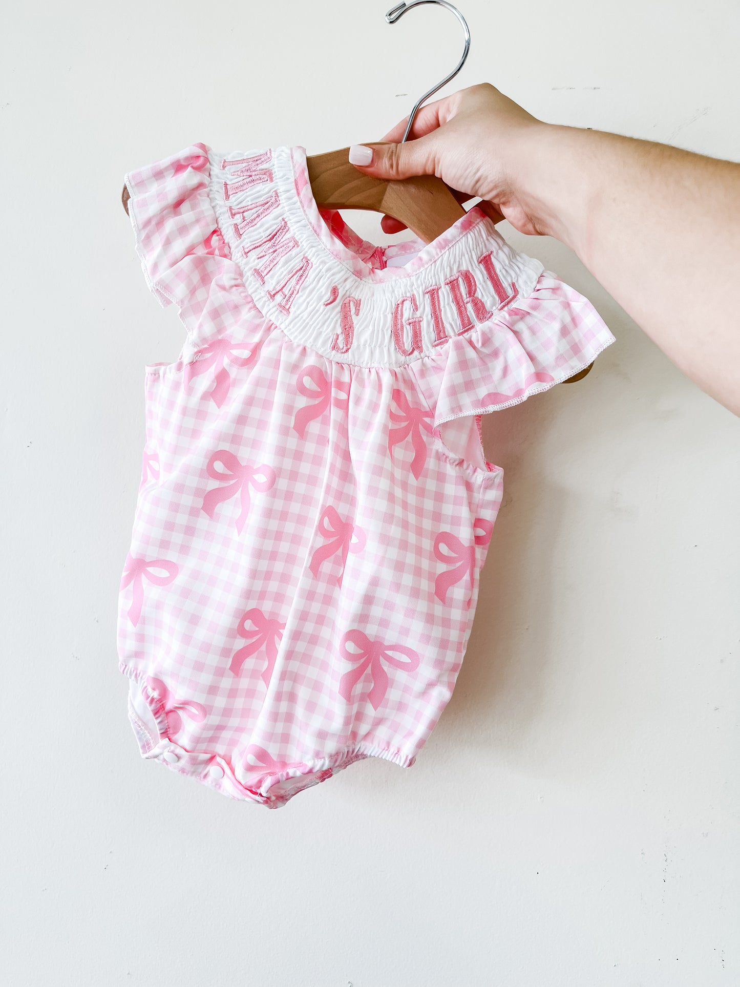 Mama's Girl Coquette Smocked Romper - PACK (0/3M, 3/6M, 6/12M, 12/18M)