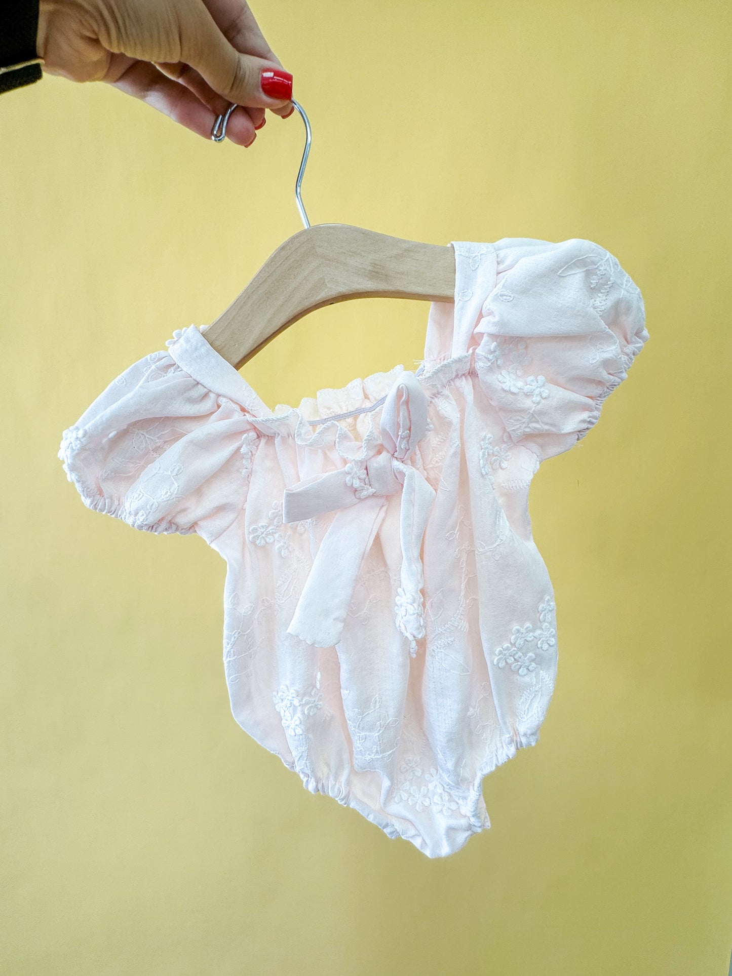 Dainty Girl Pink Bubble - PACK (0/3M, 3/6M, 6/12M, 12/18M)