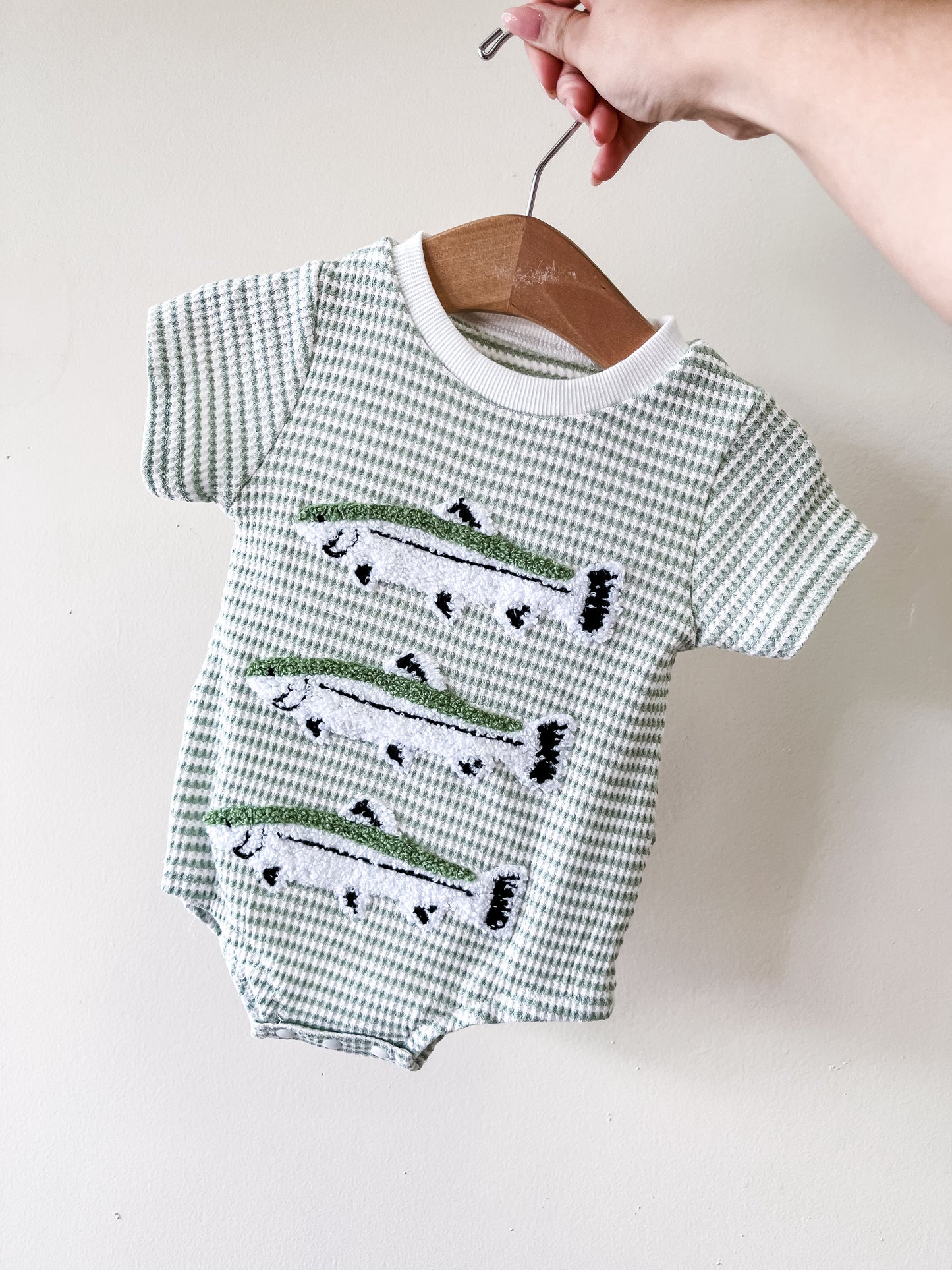 Fish Green Stripe Bubble - PACK (0/3M, 3/6M, 6/12M, 12/18M)