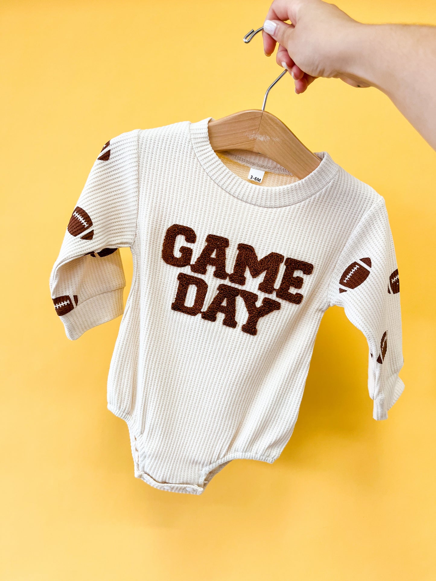 Game Day Neutral Bubble - PACK (0/3M, 3/6M, 6/12M, 12/18M)