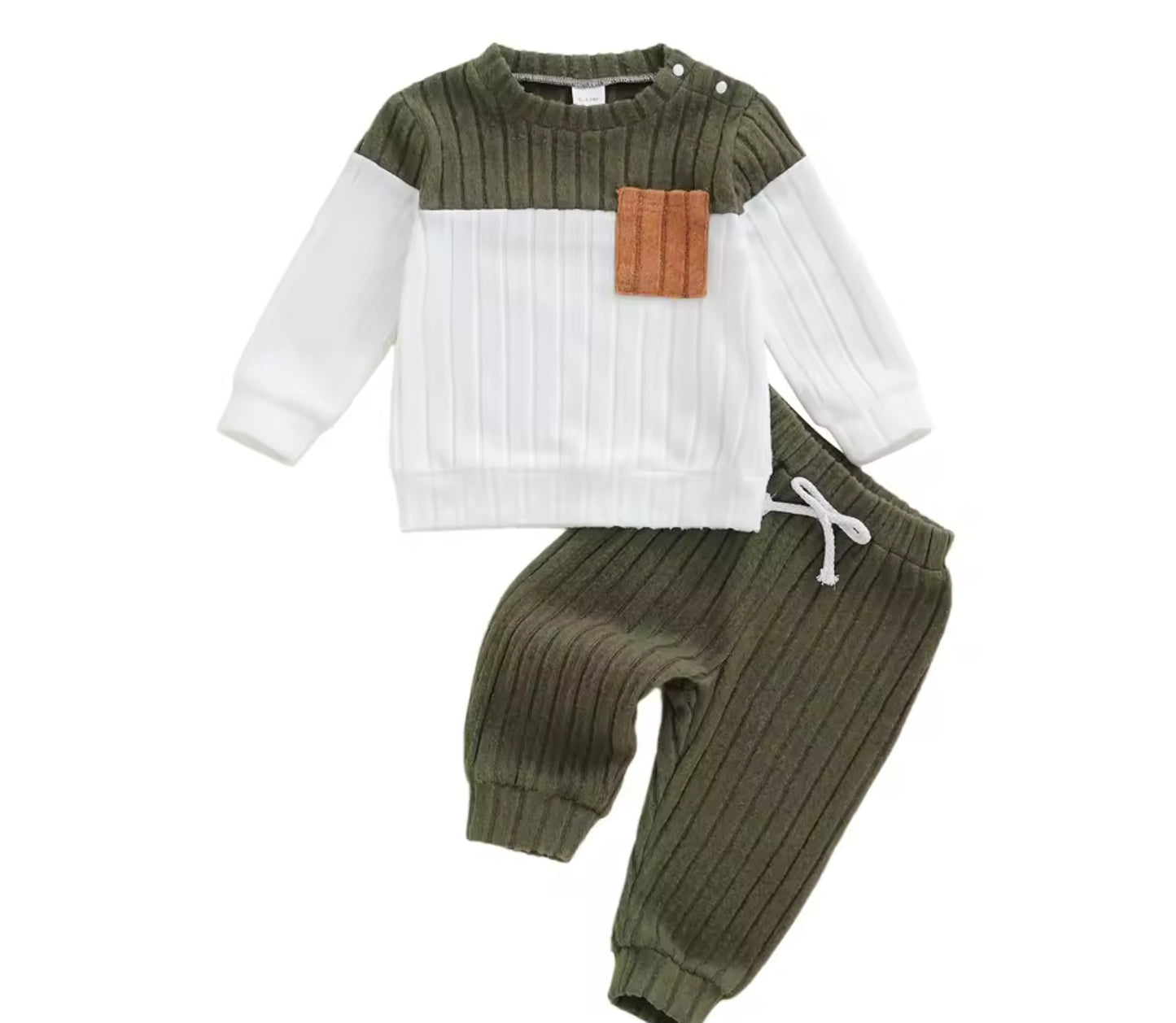 Autumn Colorblock Joggers Set