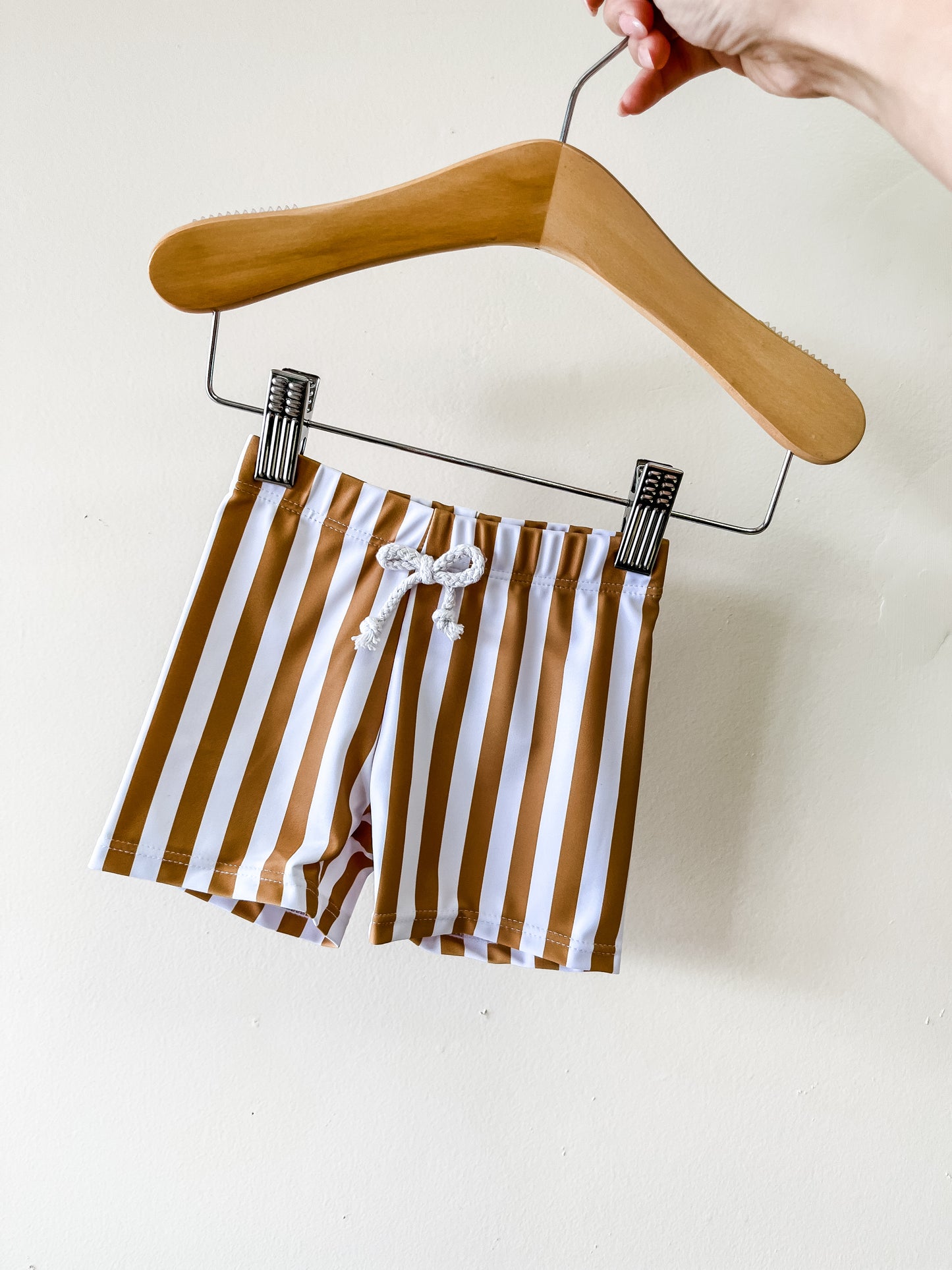 Golden Boy Stripe Swim Trunks - PACK (6/12M, 12/18M, 18/24M, 2/3T, 3/4T)