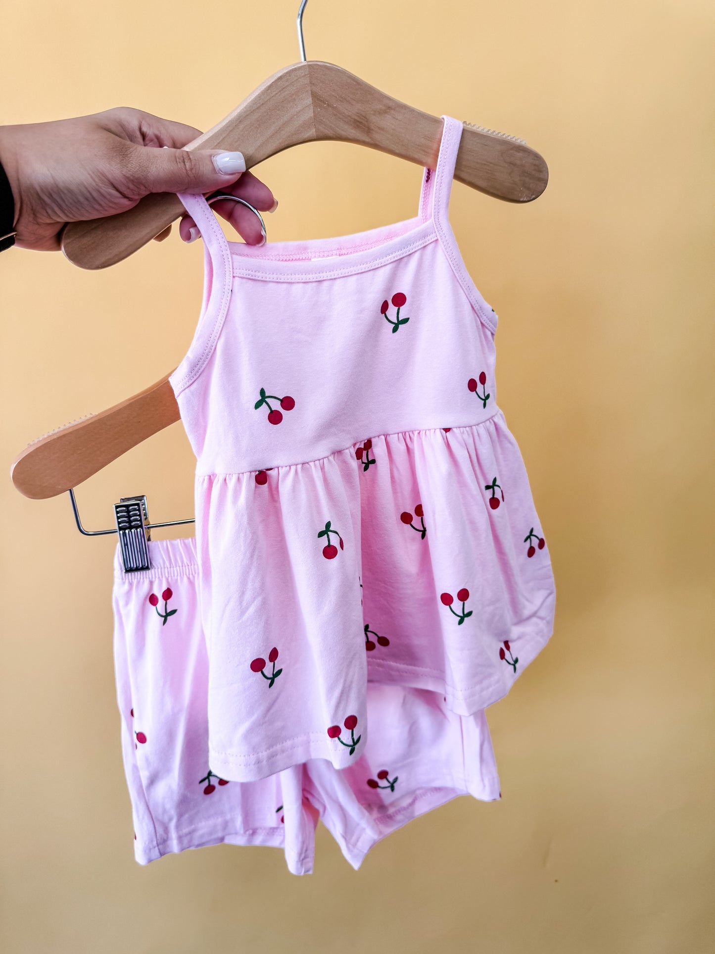 Cherry Tank Cotton Set - PACK (12/18M, 18/24M, 2/3T, 3/4T)