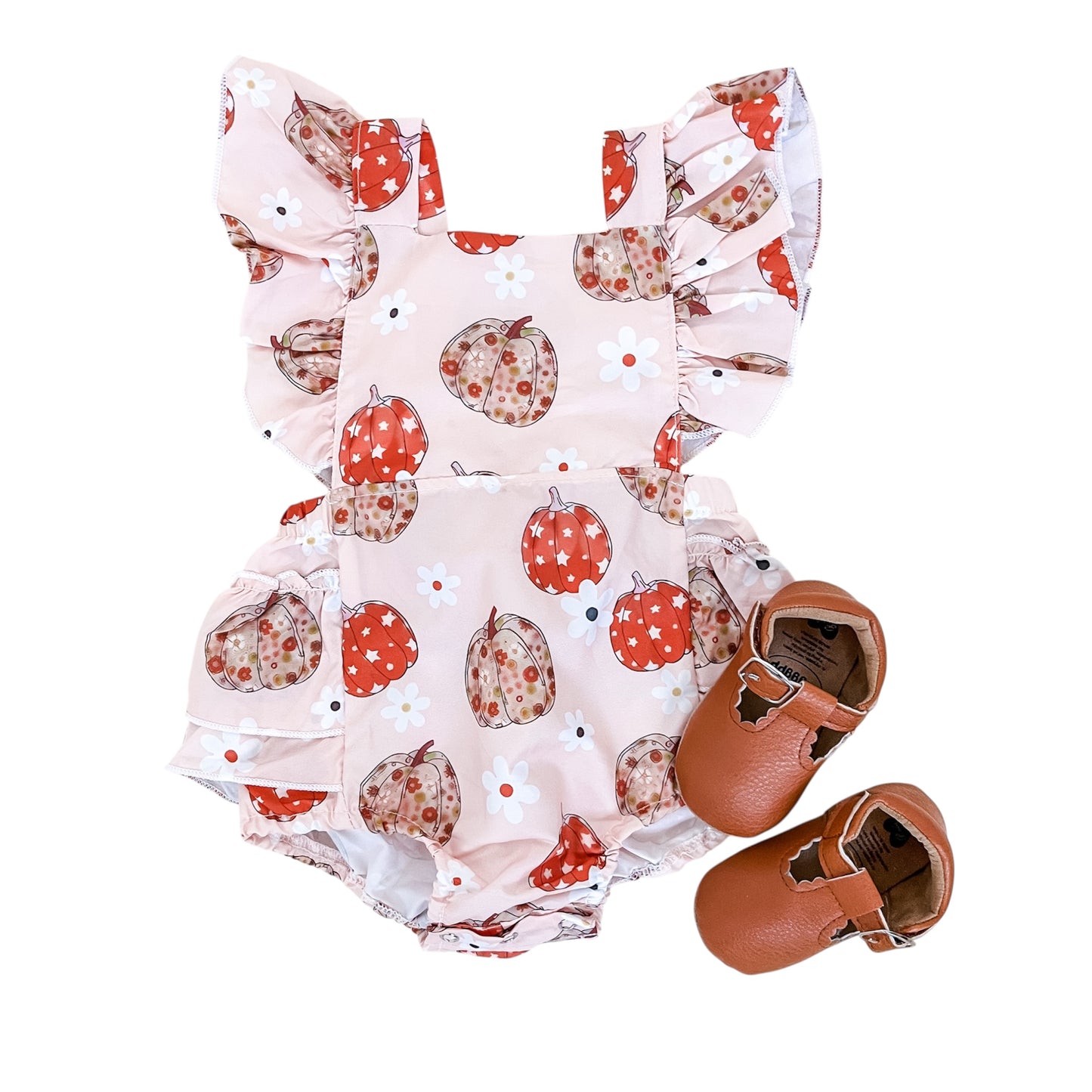 Harvest Ruffle Romper - PACK (0/3M, 3/6M, 6/12M, 12/18M)