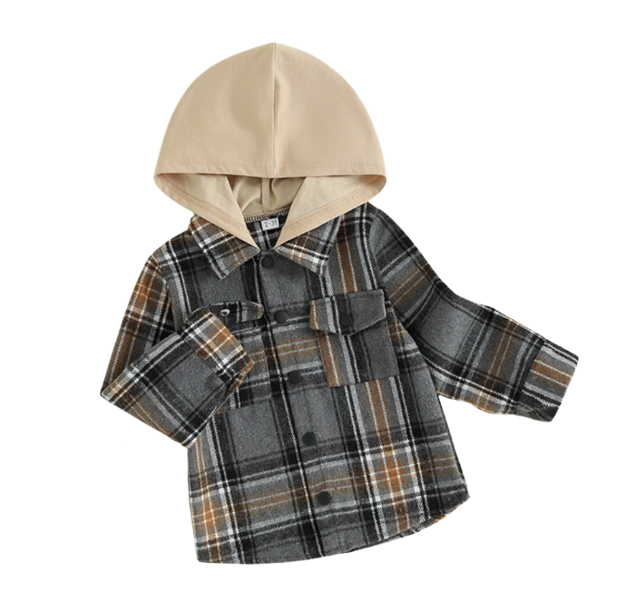 Autumn Hooded Flannel