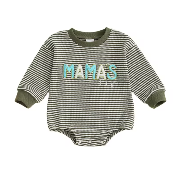 Stripe Mama's Boy Bubble