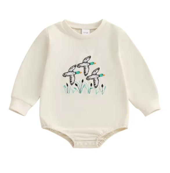 Little Hunter Embroidered Bubble