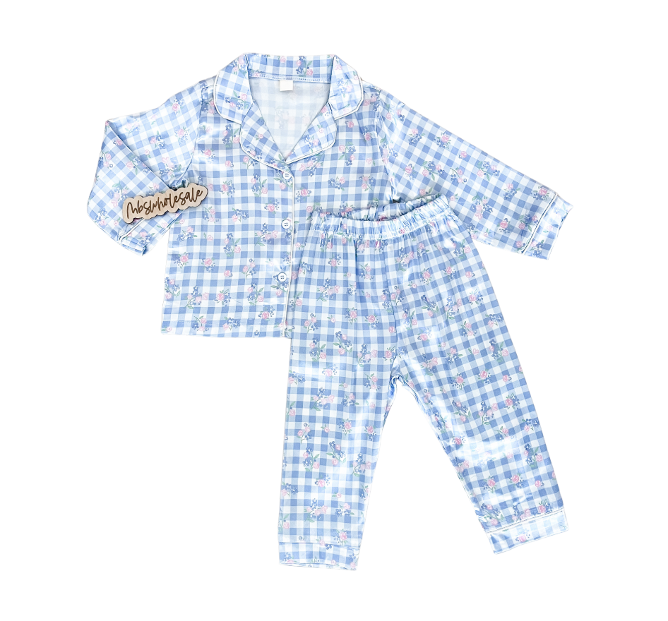 Just A Girl Blue Jammies - PACK (1/2T, 2/3T, 3/4T, 4/5T)