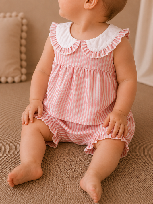 Stripe Pink Set - PACK (0/6M, 6/12M, 12/18M, 18/24M)