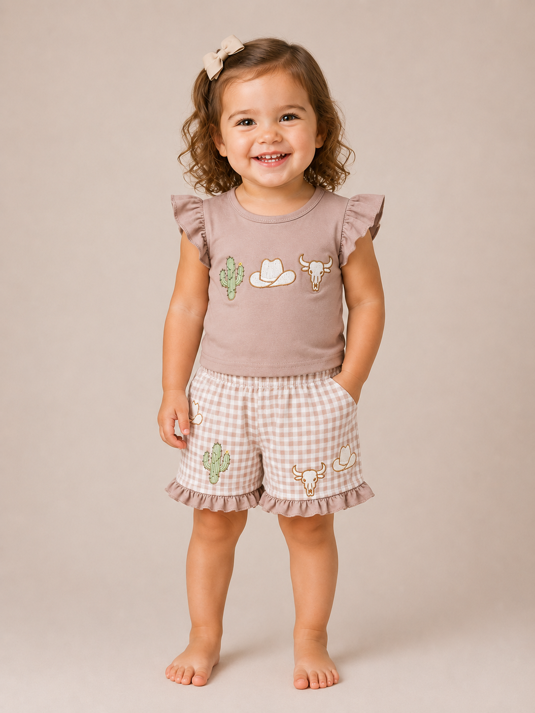 Western Brown Set - PACK (12/18M, 18/24M, 2/3T, 3/4T)