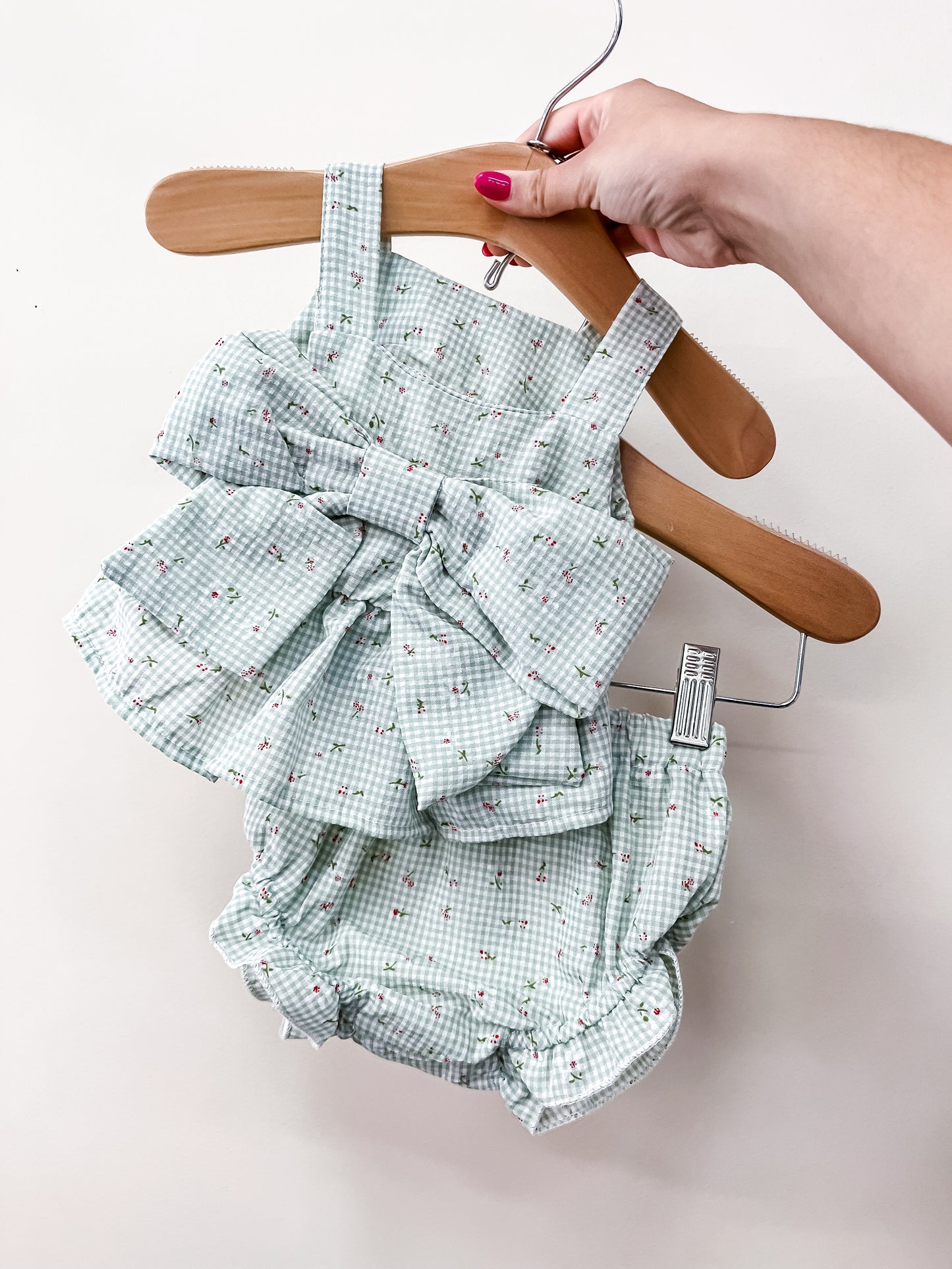 Gingham Sweet Set - PACK (0/3M, 3/6M, 6/12M, 12/18M)