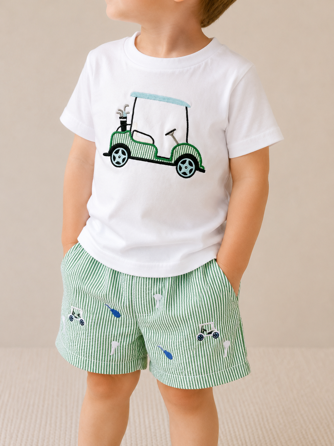 Golf Embroidered Set - PACK (12/18M, 18/24M, 2/3T, 3/4T)