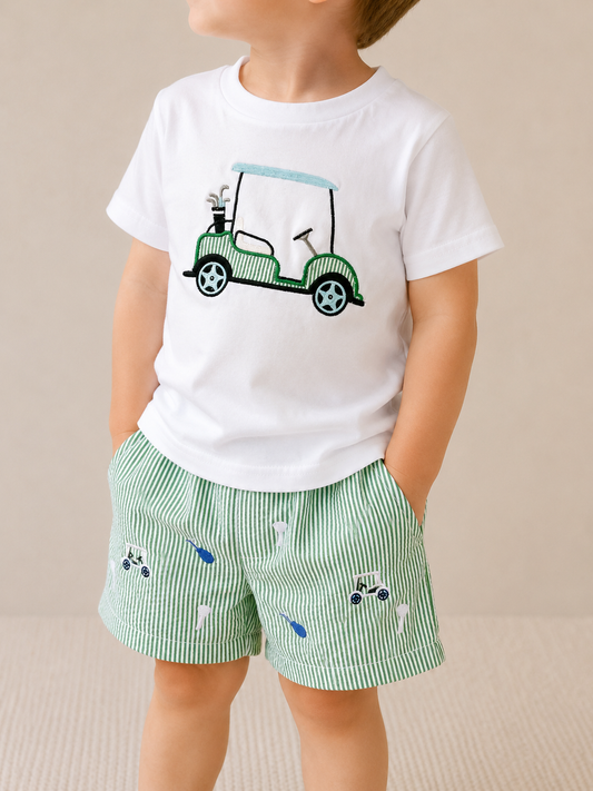 Golf Embroidered Set - PACK (12/18M, 18/24M, 2/3T, 3/4T)
