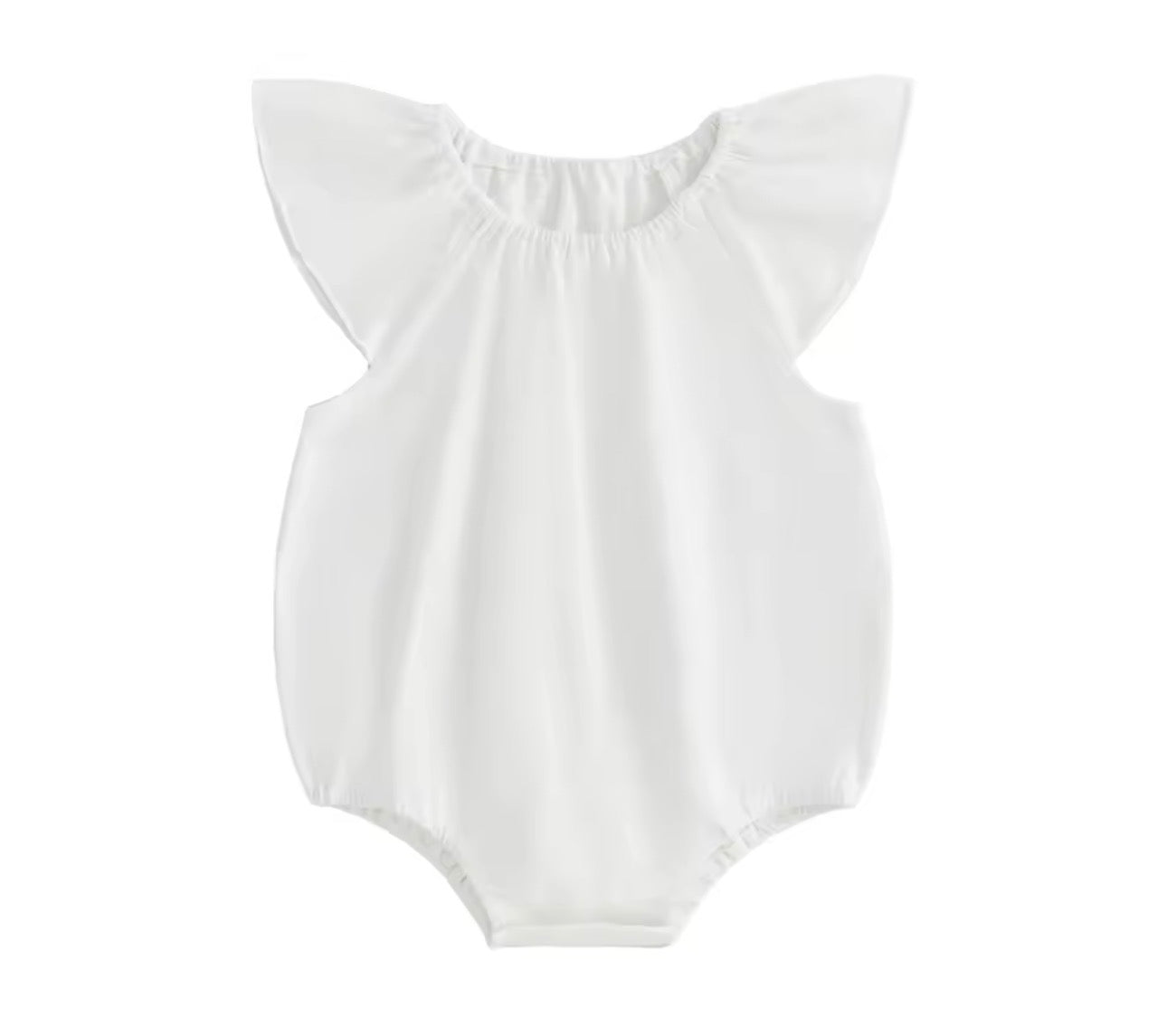 Cotton Ruffle Summer Romper