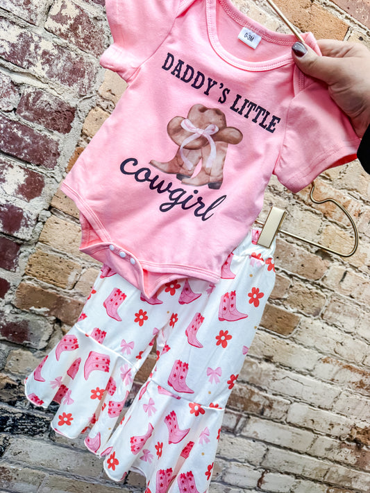 Daddy's Little Cowgirl Set - PACK (0/3M, 3/6M, 6/12M, 12/18M)