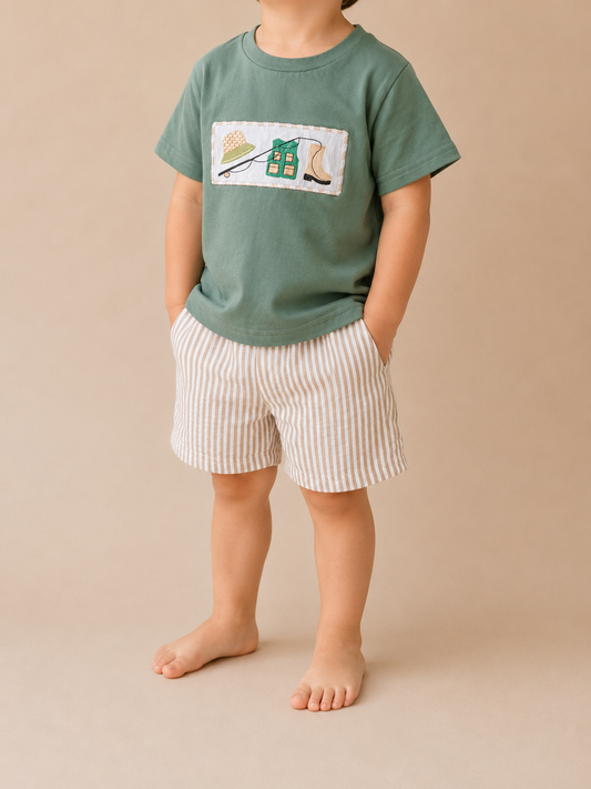 Going Fishing Green Set - PACK (12/18M, 18/24M, 2/3T, 3/4T)