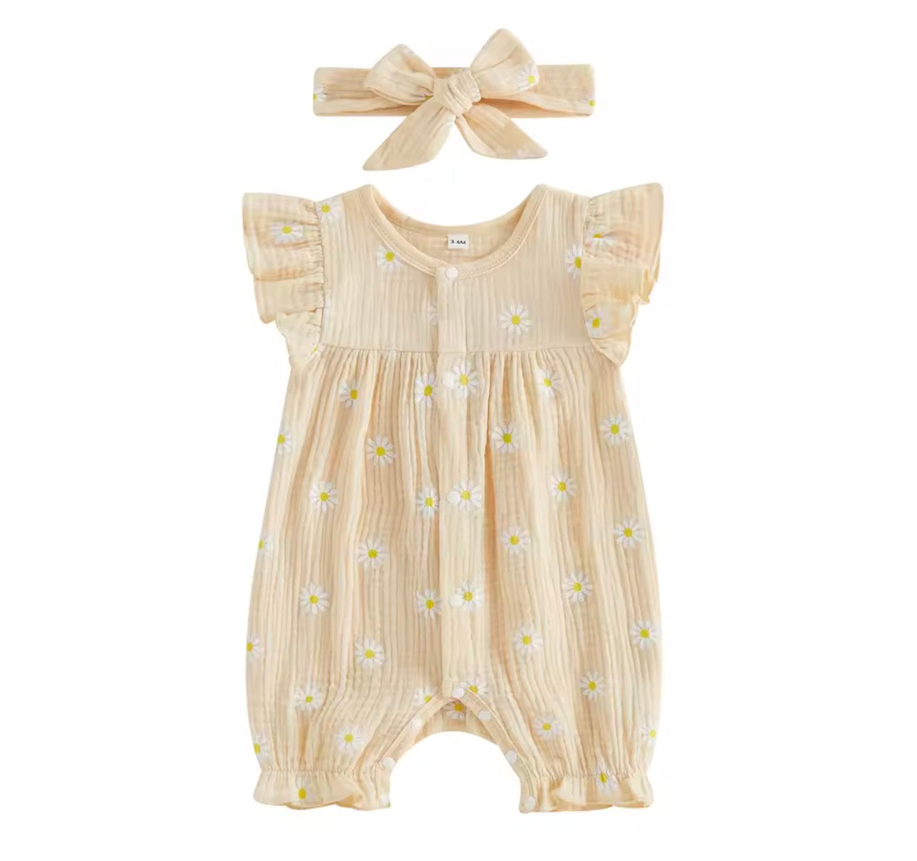 Floral Linen Summer Jumpsuit