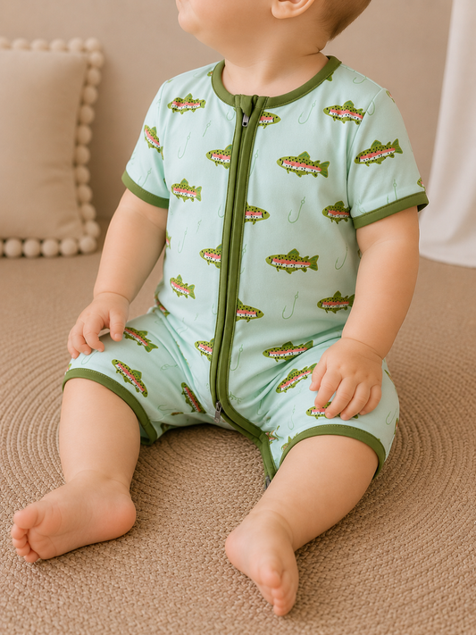 Green Fishing Zippy - PACK (0/3M, 3/6M, 6/12M, 12/18M)