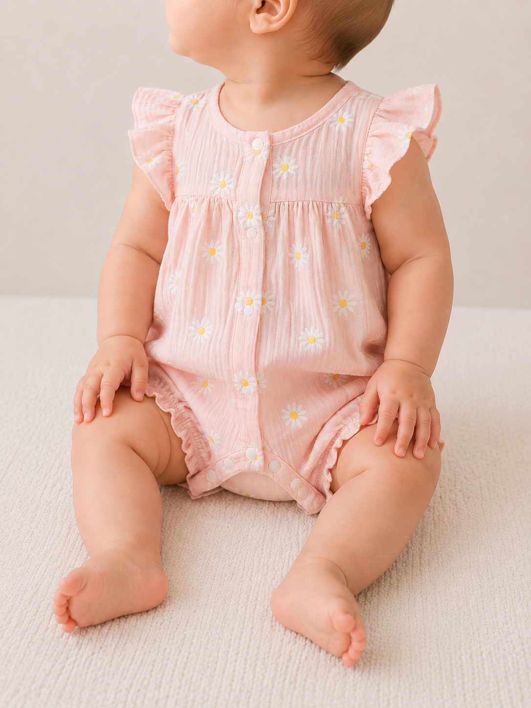 Floral Linen Summer Jumpsuit