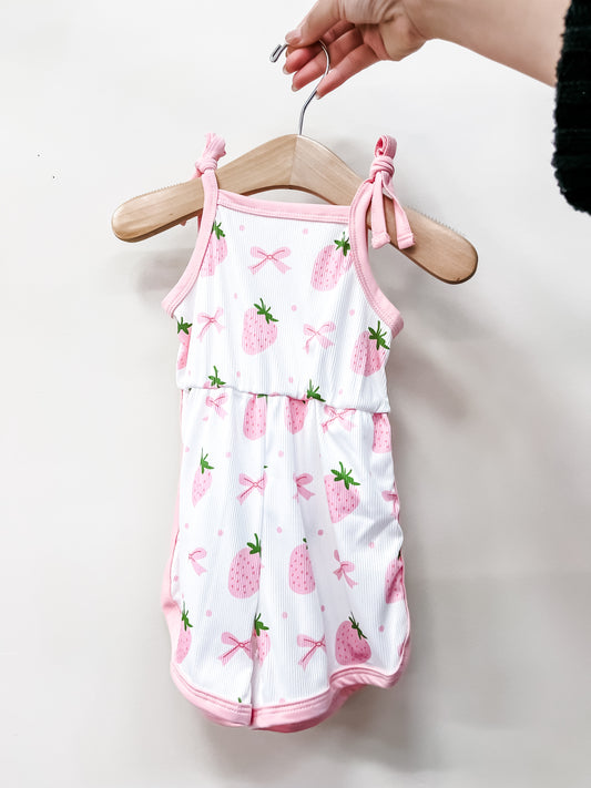 Strawberry Romper - PACK (12/18M, 18/24M, 2/3T, 3/4T, 4/5T)