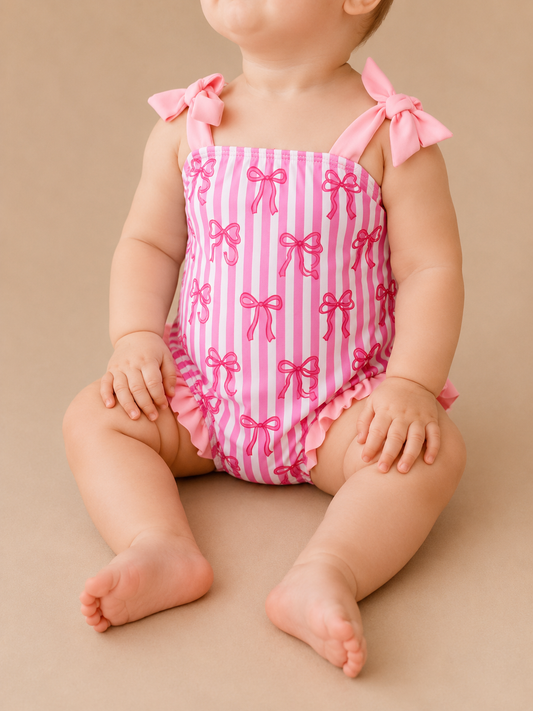 Stripe Coquette Swimsuit - PACK (3/6M, 6/12M, 12/18M, 18/24M, 2/3T)