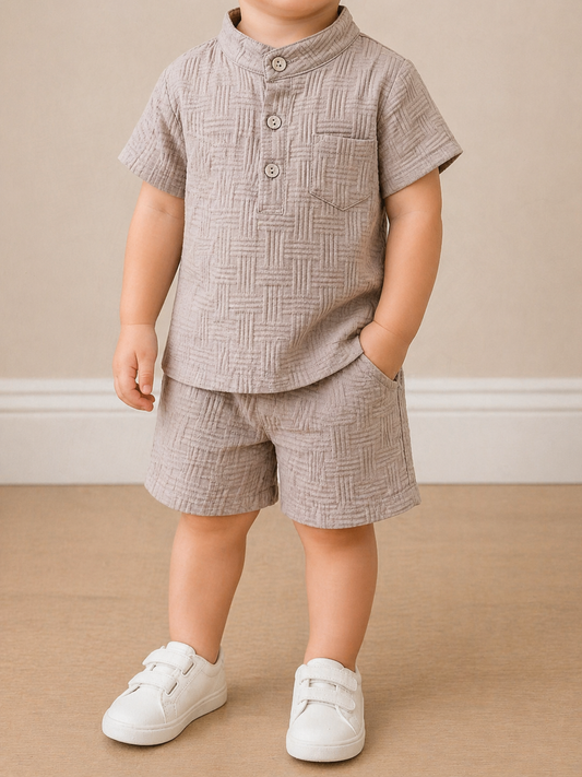 Sand Textured Toddler Set - PACK (12/18M, 18/24M, 2/3T, 3/4T)