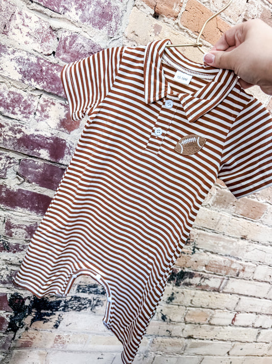 Football Collared Jumpsuit - PACK (0/3M, 3/6M, 6/12M, 12/18M)