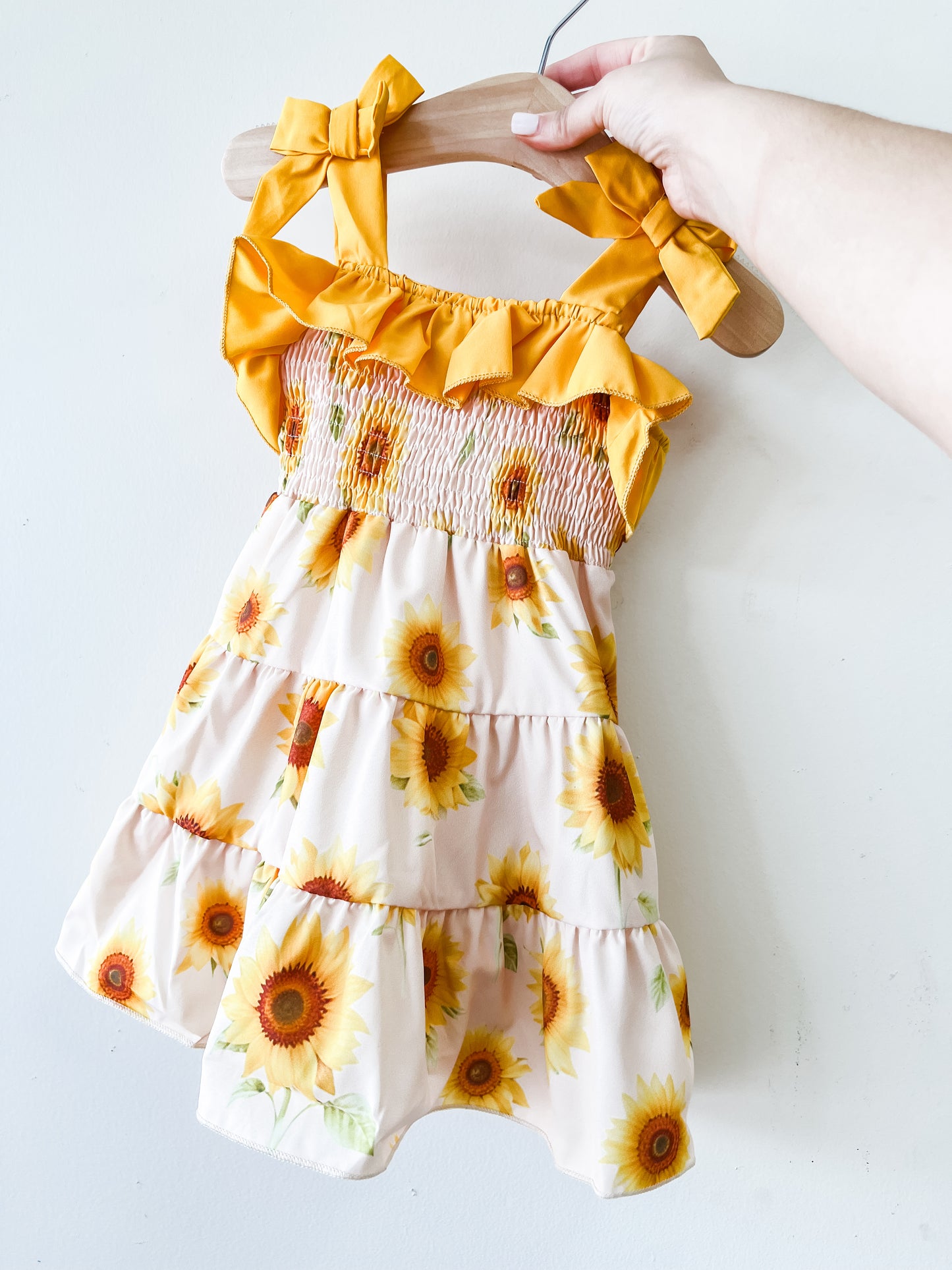 Golden Hour Sunflower Dress - PACK (12/18M, 18/24M, 2/3T, 3/4T)
