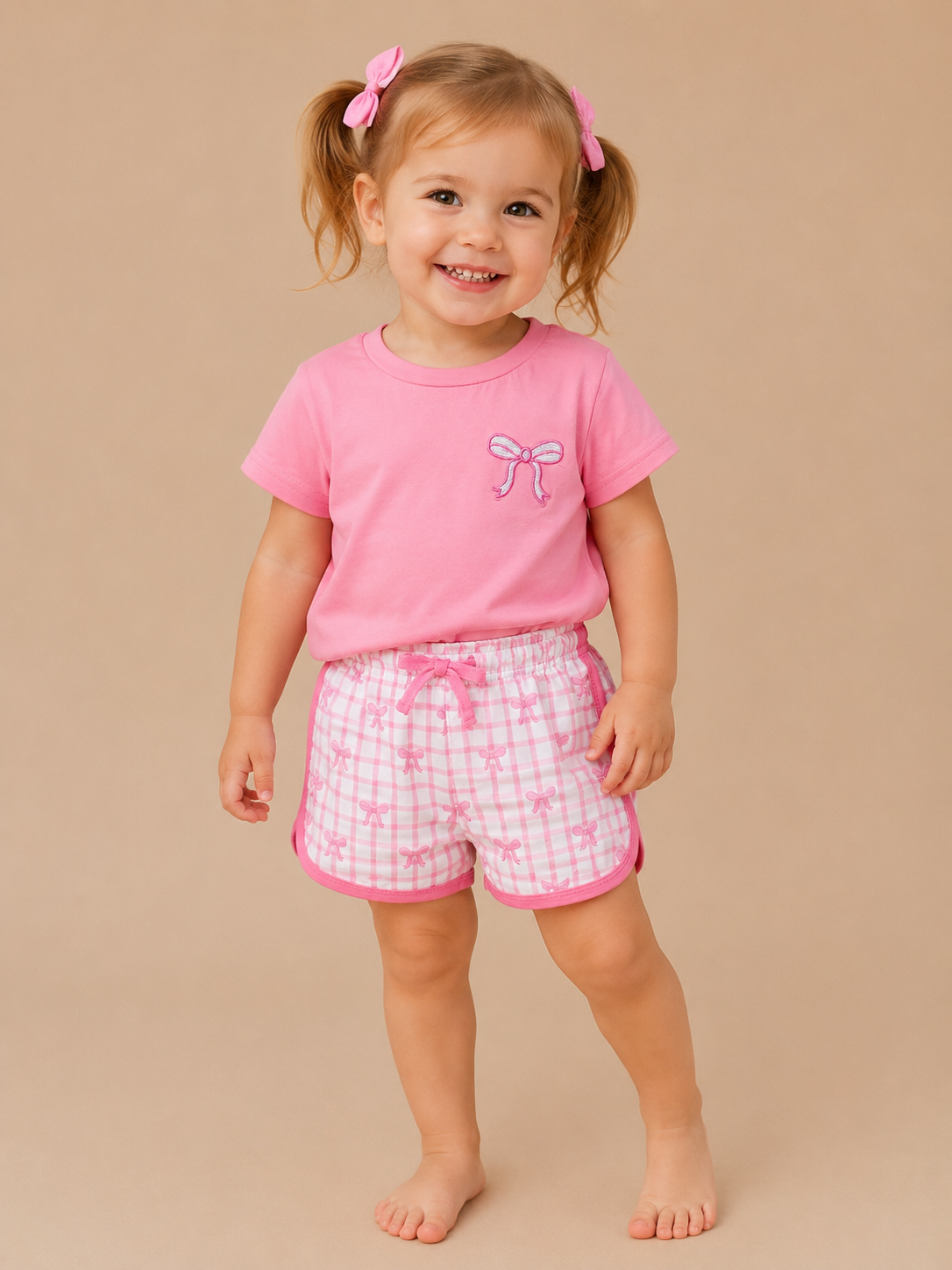 Coquette Pink Two-Piece Set - PACK (6/12M, 12/18M, 18/24M, 2/3T)