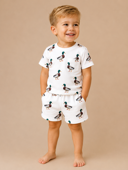 Mallard Duck Two-Piece Set - PACK (6/12M, 12/18M, 18/24M, 2/3T)