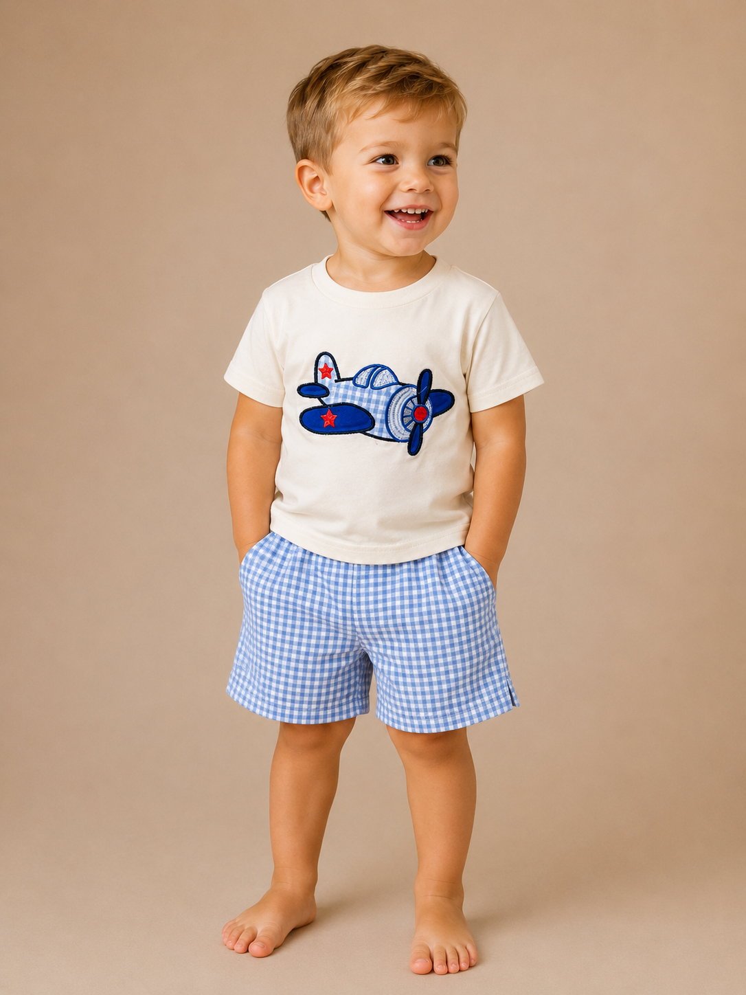 Airplane Two-Piece Set - PACK (6/12M, 12/18M, 18/24M, 2/3T)