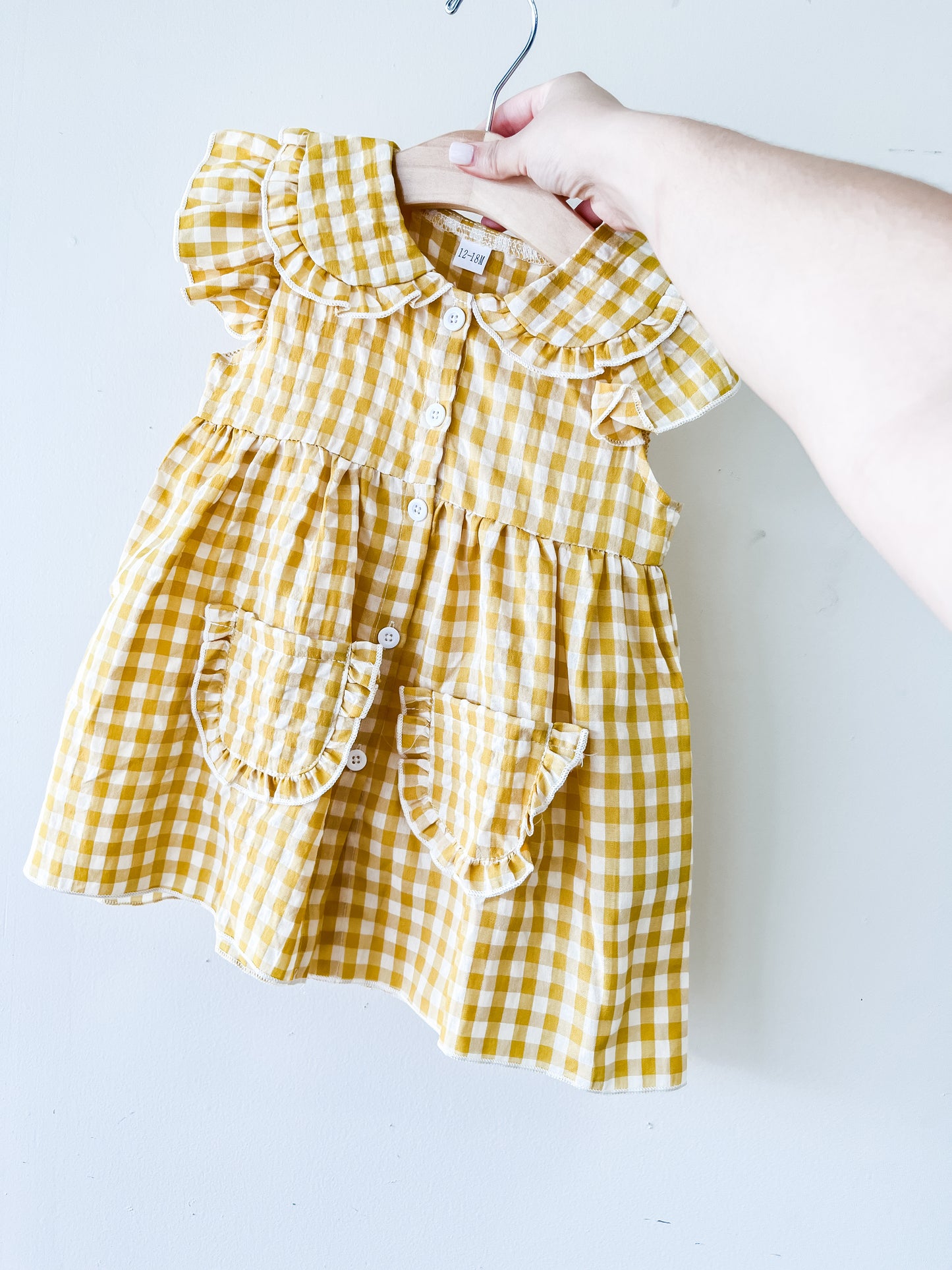Fields Of Gold Gingham Dress - PACK (12/18M, 18/24M, 2/3T, 3/4T)