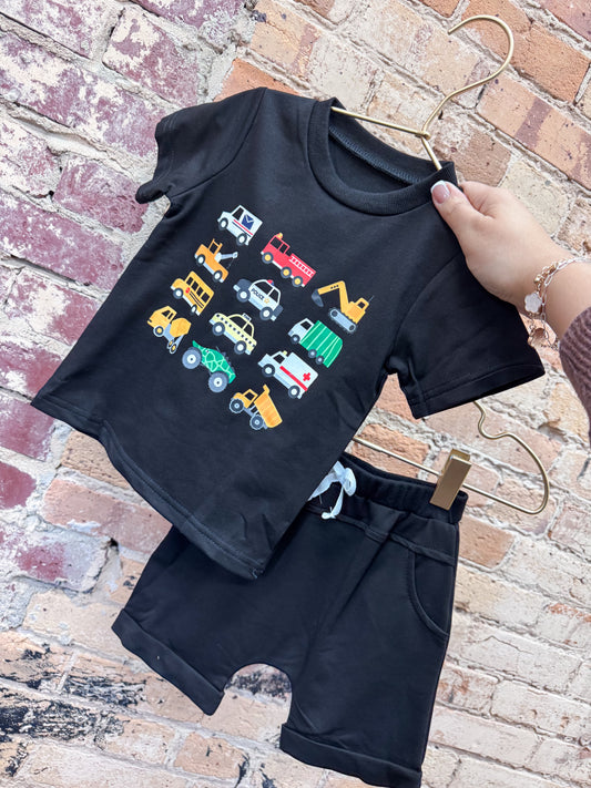 Transportation Shorts Set - PACK (12/18M, 18/24M, 2/3T, 3/4T, 4/5T)