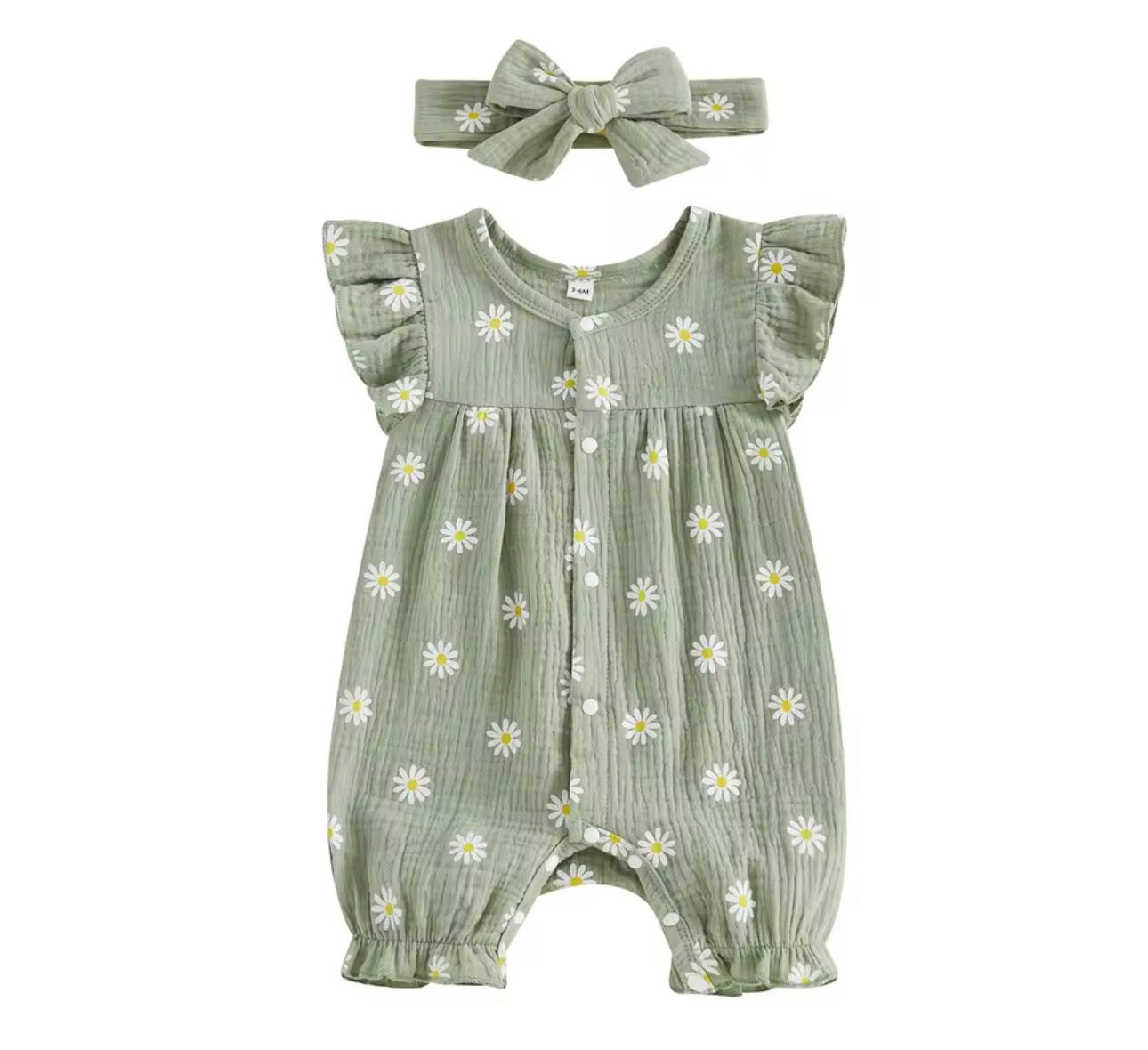 Floral Linen Summer Jumpsuit