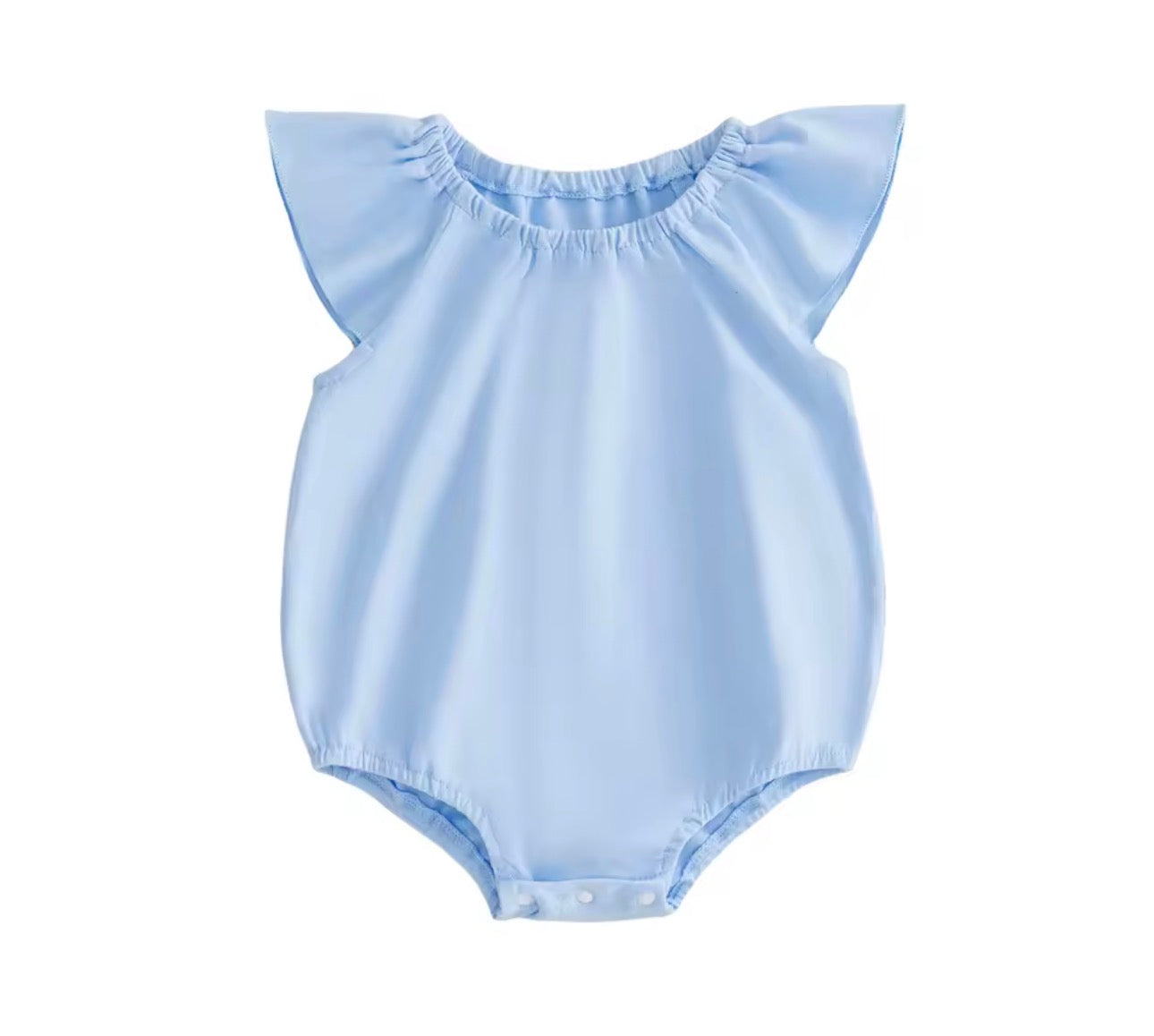 Cotton Ruffle Summer Romper