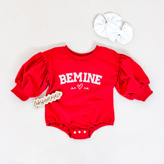 Red Be Mine Bubble - PACK (0/3M, 3/6M, 6/12M, 12/18M)