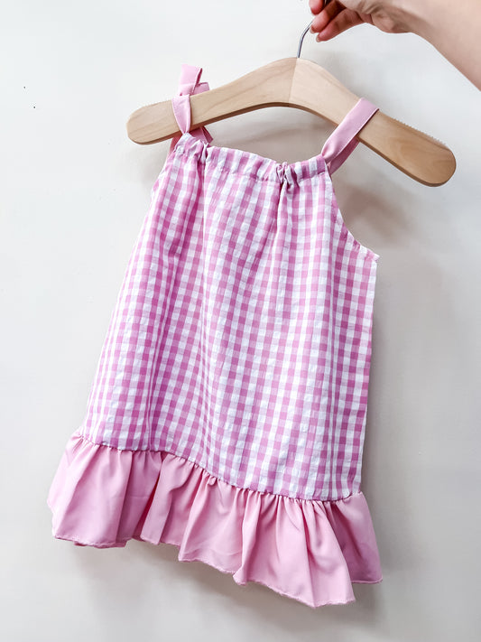 Gingham Pink Dress - PACK (6/12M, 12/18M, 18/24M, 2/3T, 3/4T)