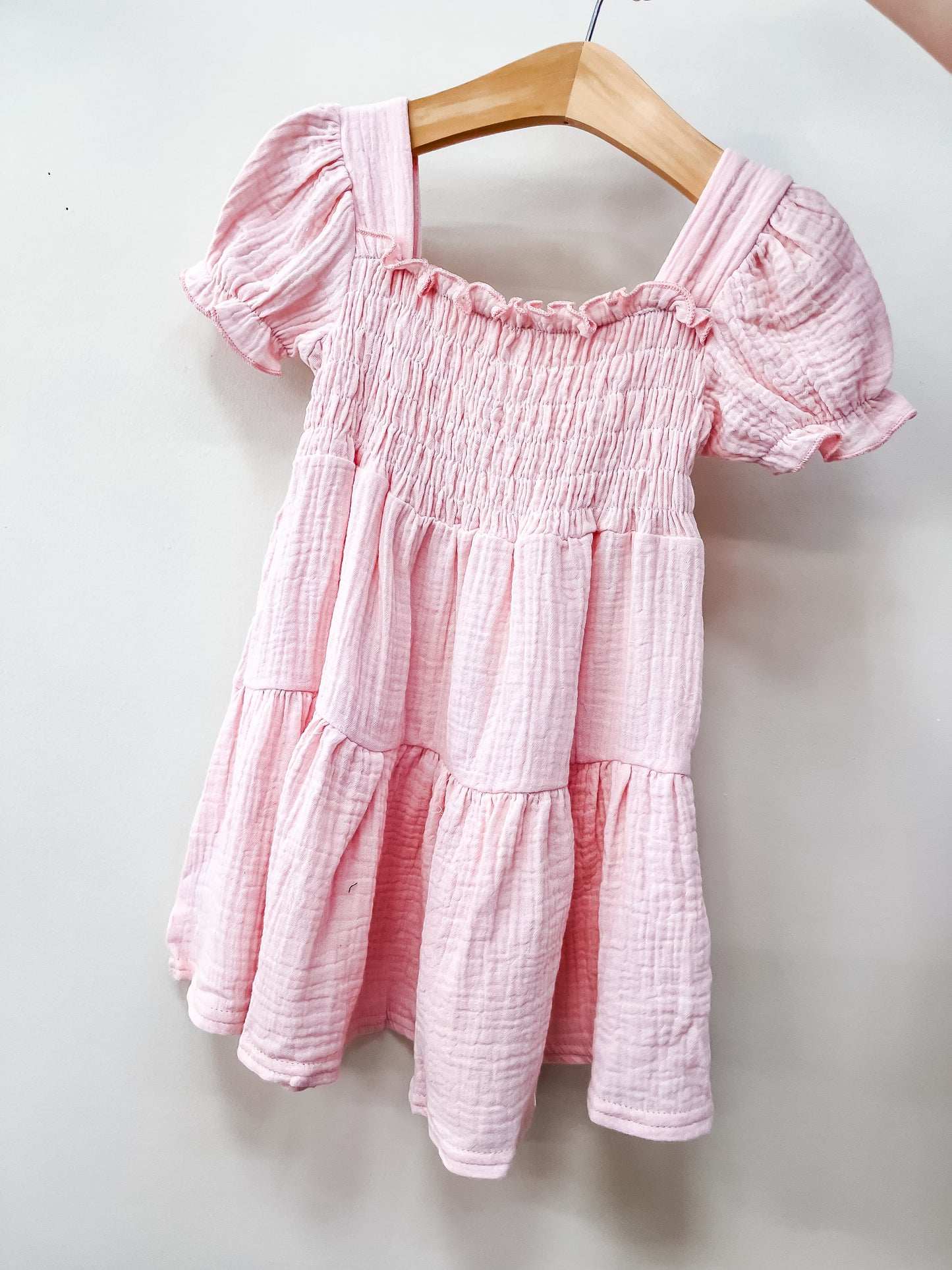 Gauze Pink Dress - PACK (18/24M, 2/3T, 3/4T, 4/5T, 5/6T)
