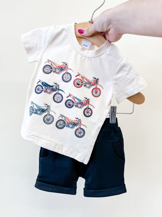 Motorcycle Boys Set - PACK (0/6M, 6/12M, 12/18M, 18/24M, 2/3T)