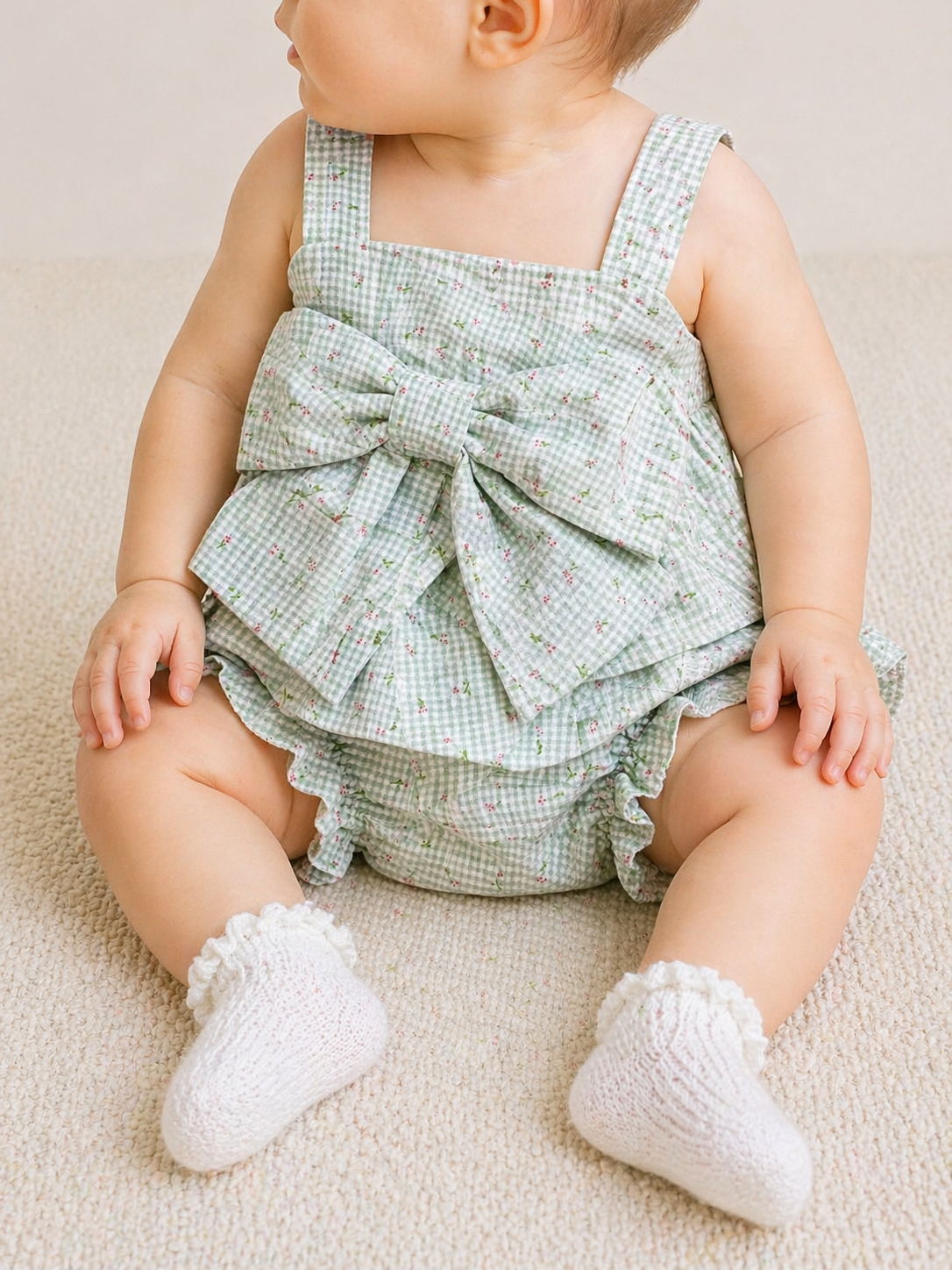 Gingham Sweet Set - PACK (0/3M, 3/6M, 6/12M, 12/18M)