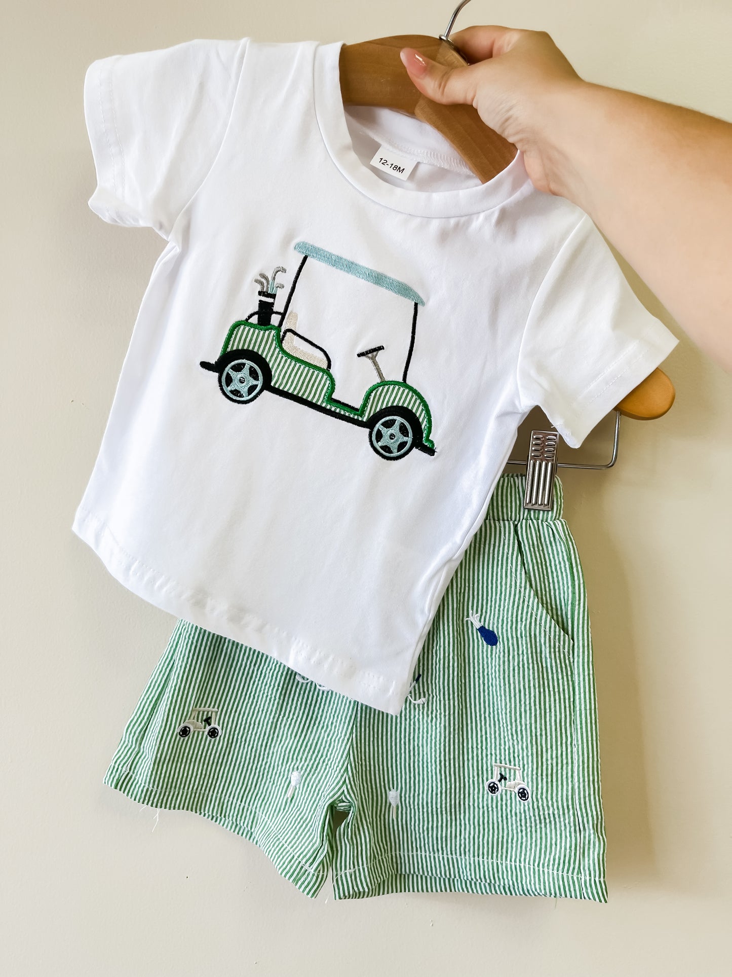 Golf Embroidered Set - PACK (12/18M, 18/24M, 2/3T, 3/4T)