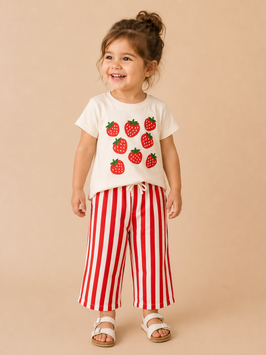 Strawberry Tee Outfit Set - PACK (12/18M, 18/24M, 2/3T, 3/4T)