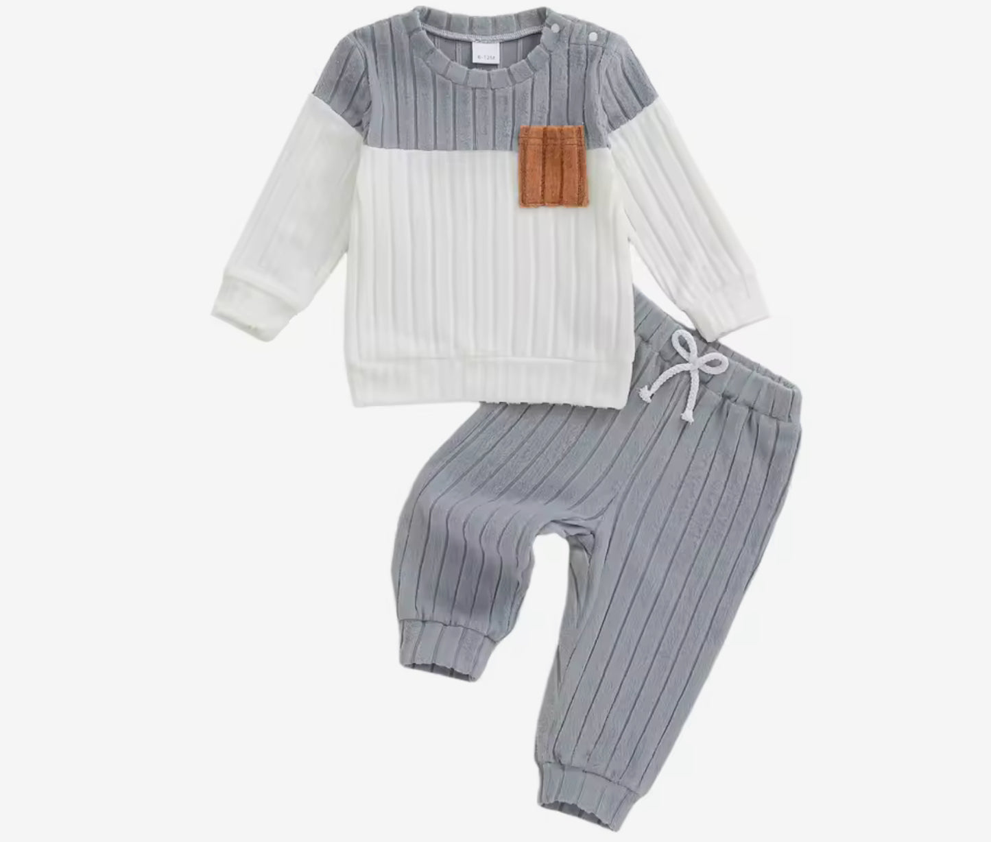 Autumn Colorblock Joggers Set
