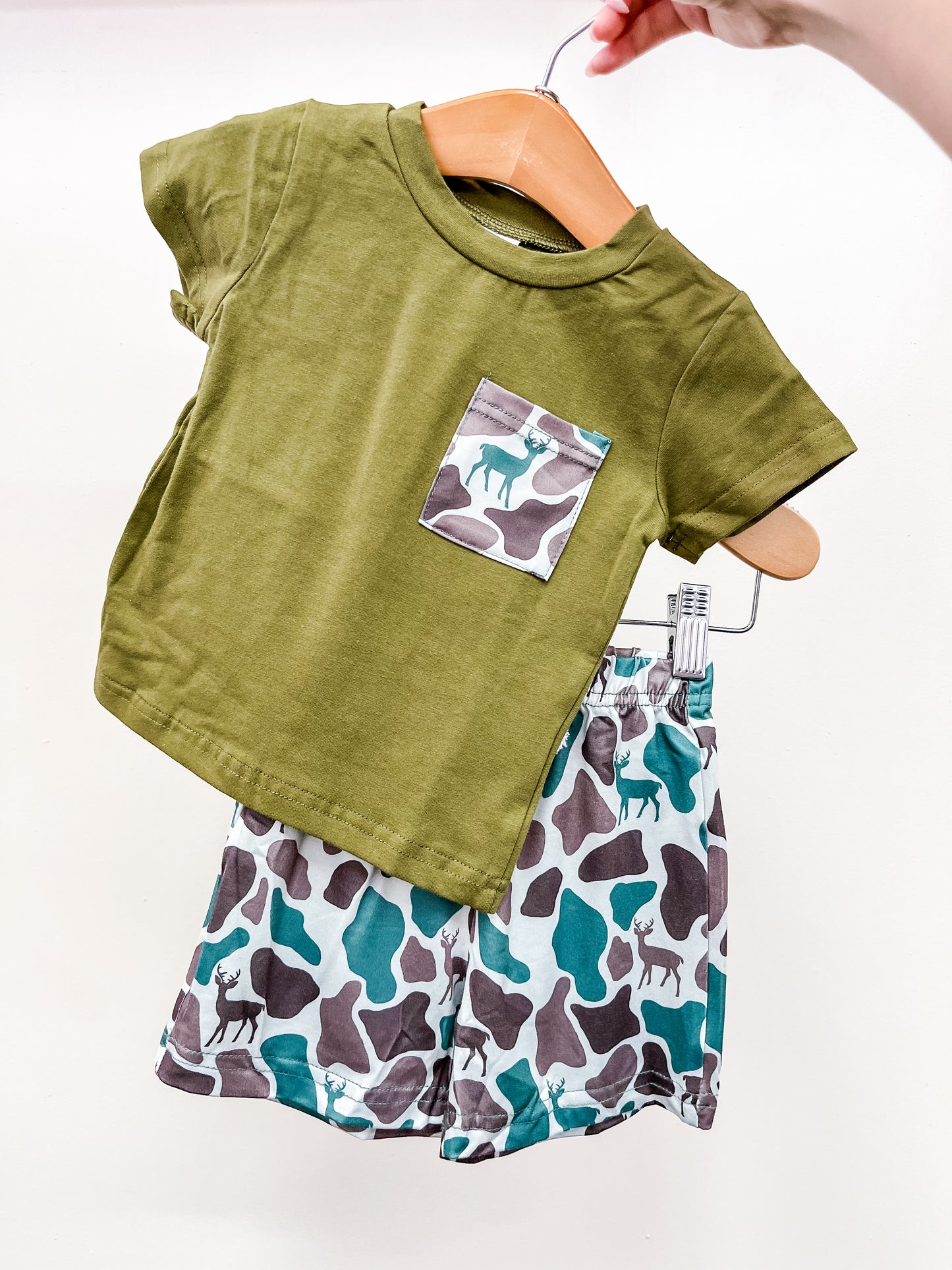 Camo Green Two-Piece Set - PACK (6/12M, 12/18M, 18/24M, 2/3T)
