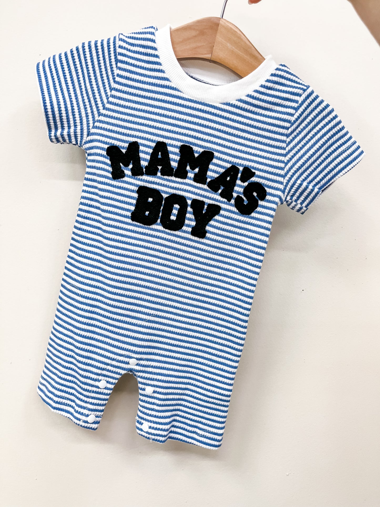 Mama's Boy Stripe Jumpsuit - PACK (0/3M, 3/6M, 6/12M, 12/18M)