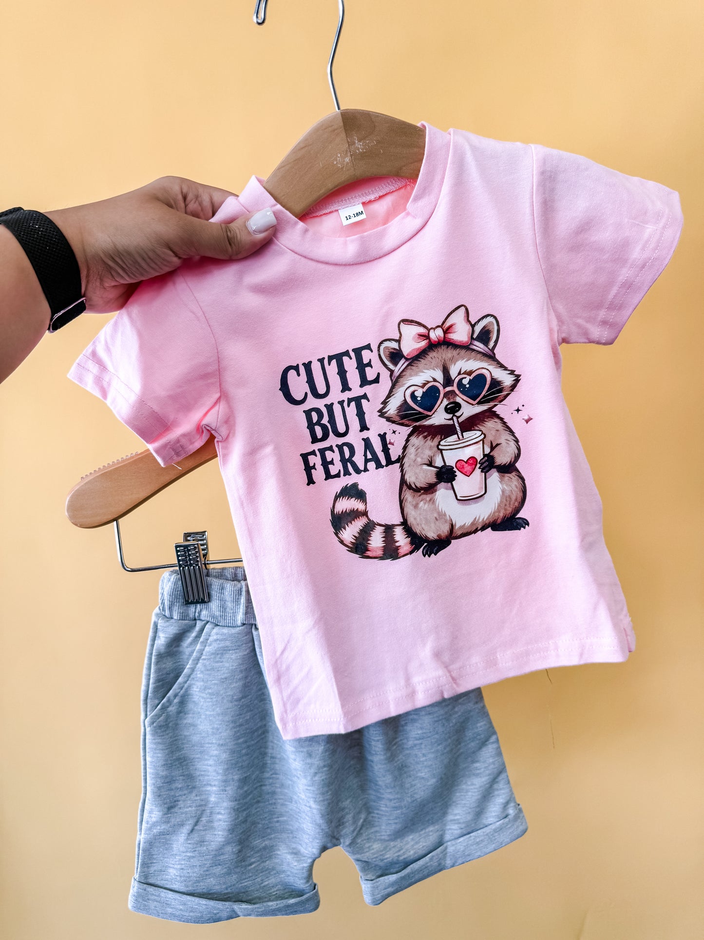 Cute But Feral Set - PACK (12/18M, 18/24M, 2/3T, 3/4T)