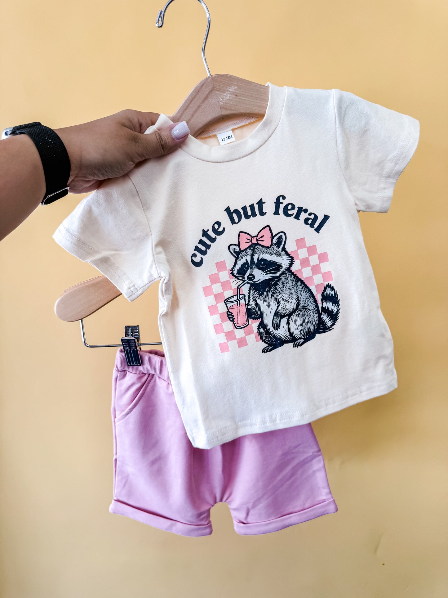 Cute But Feral Beige Set - PACK (12/18M, 18/24M, 2/3T, 3/4T)