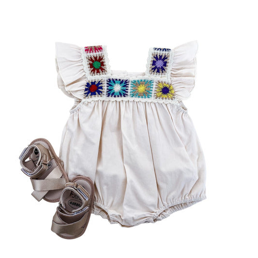 Aurora Linen Romper - PACK (3/6M, 6/9M, 9/12M, 12/18M)