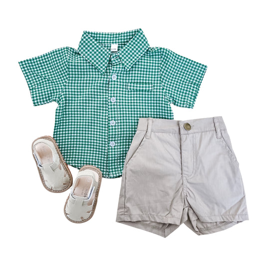 Colby Collared Shirt Set - PACK (6/12M, 12/18M, 18/24M, 2/3T, 3/4T)