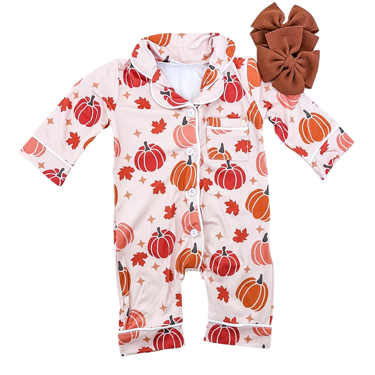 Pumpkin Jammies - PACK (0/3M, 3/6M, 6/12M, 12/18M, 18/24)